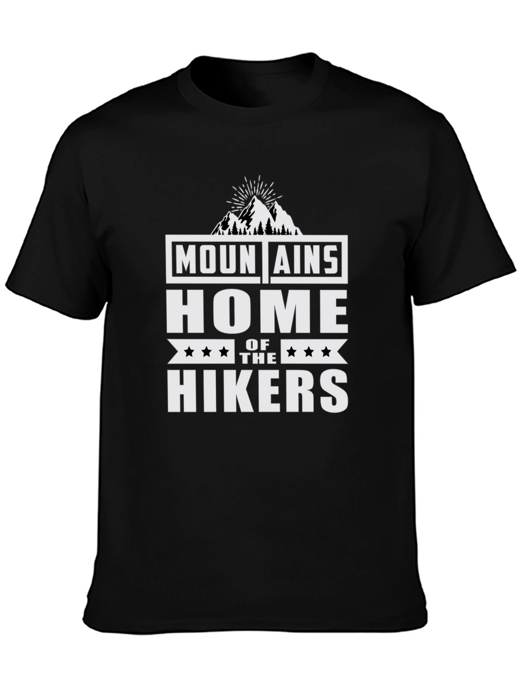 Mountains Home of the Hikers Graphic Tee