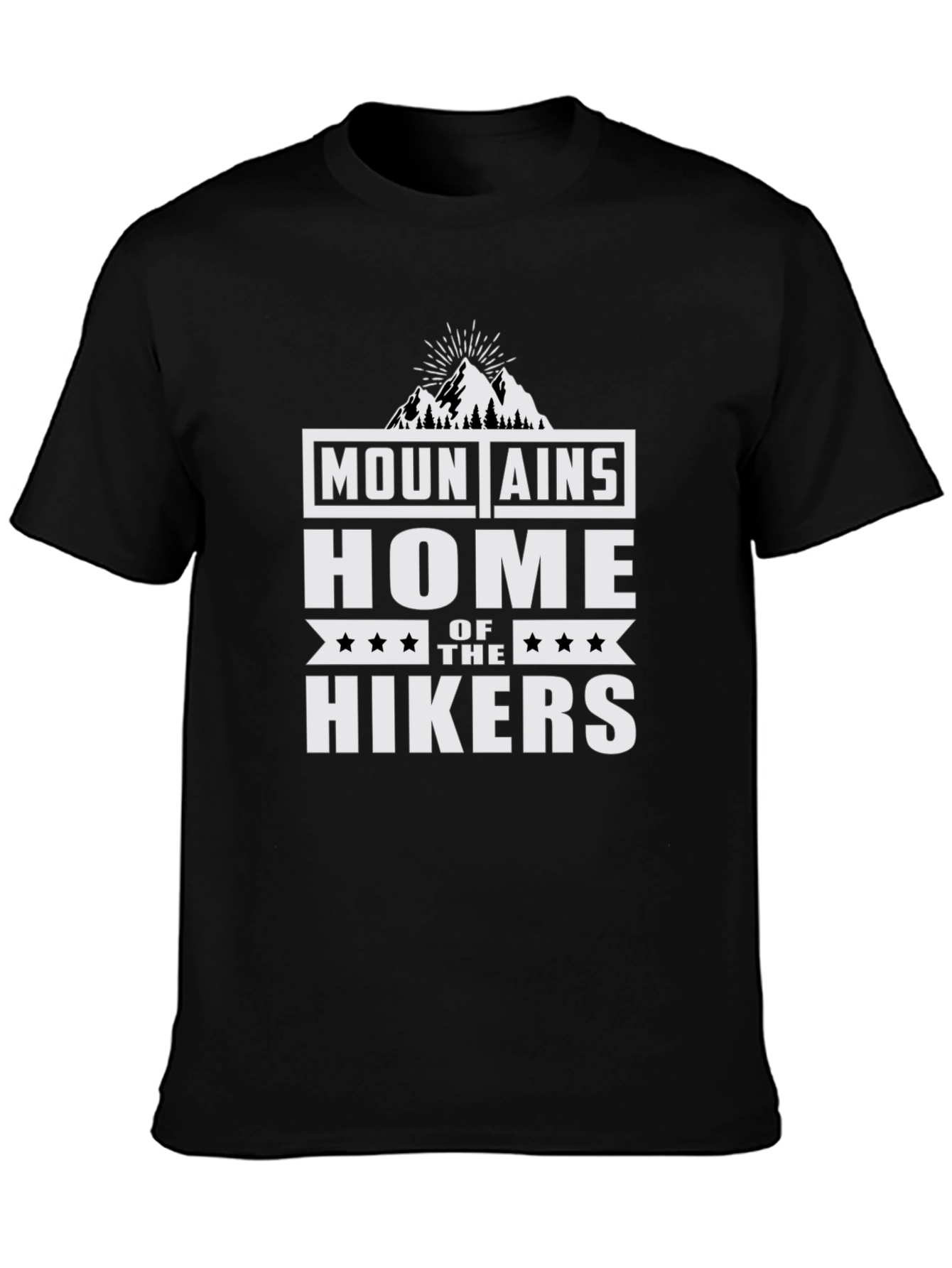 Mountains Home of the Hikers Graphic Tee