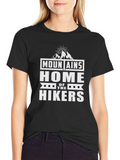 Mountains Home of the Hikers Graphic Tee