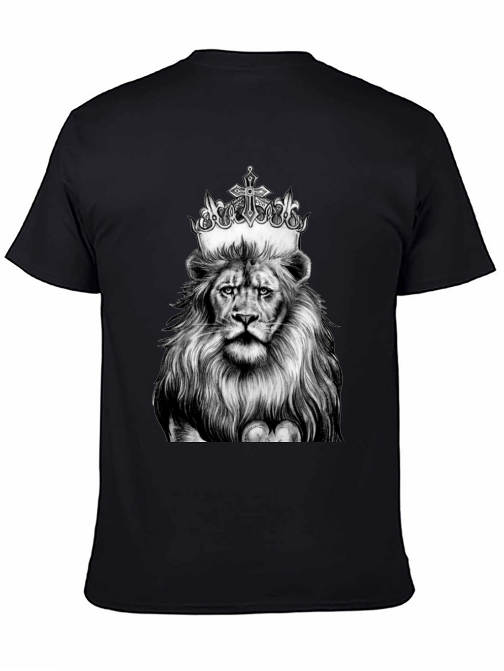 Lion King Graphic Tee - Black Cotton T-Shirt