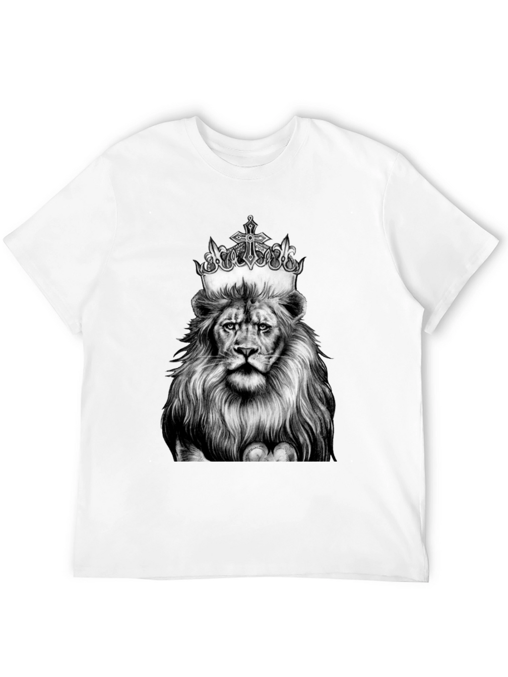 Lion King Graphic Tee - Black Cotton T-Shirt