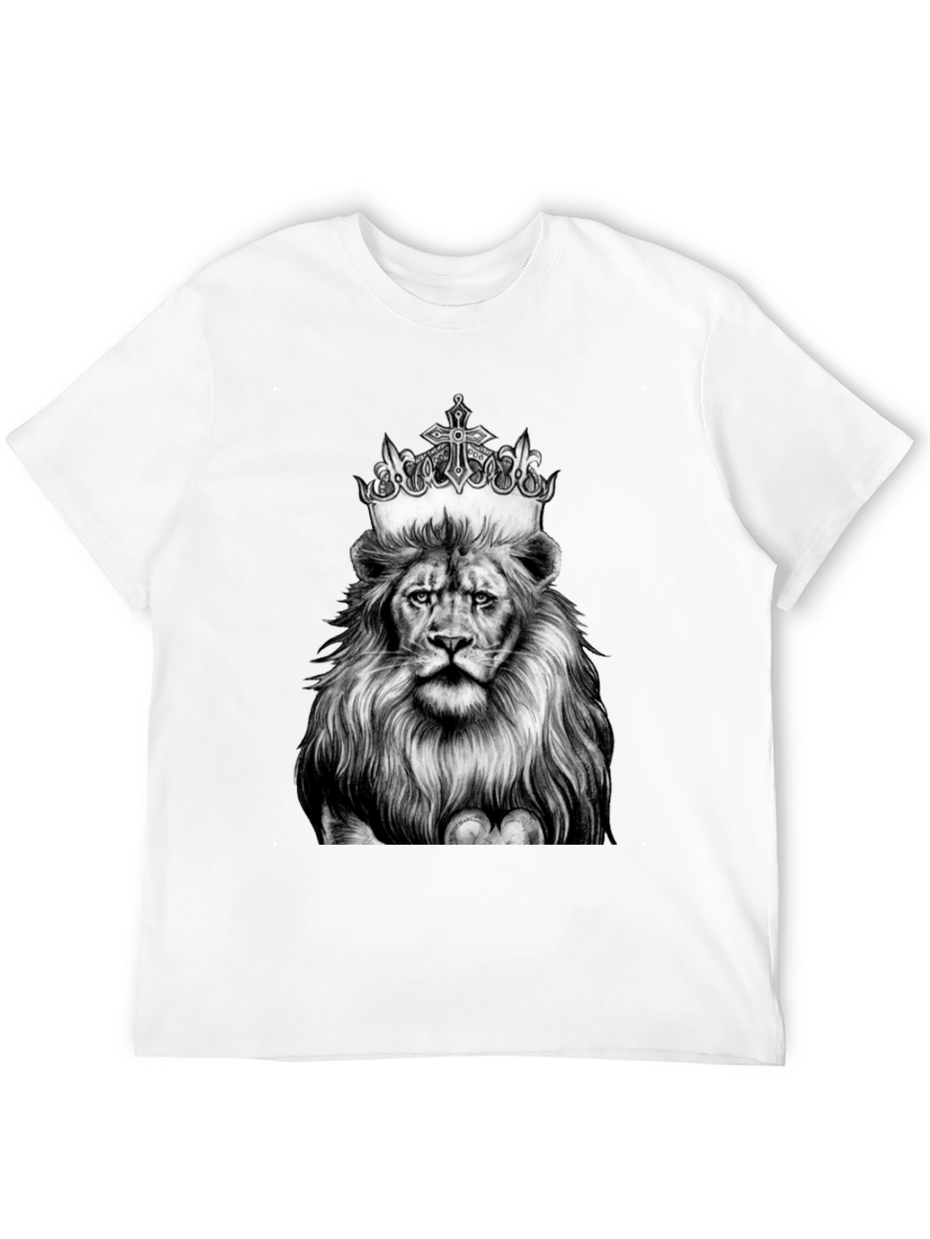 Lion King Graphic Tee - Black Cotton T-Shirt