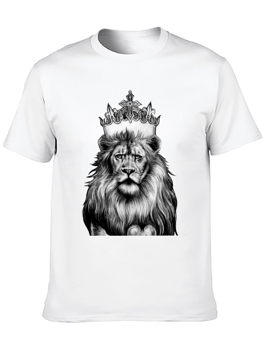 Lion King Graphic Tee - Black Cotton T-Shirt