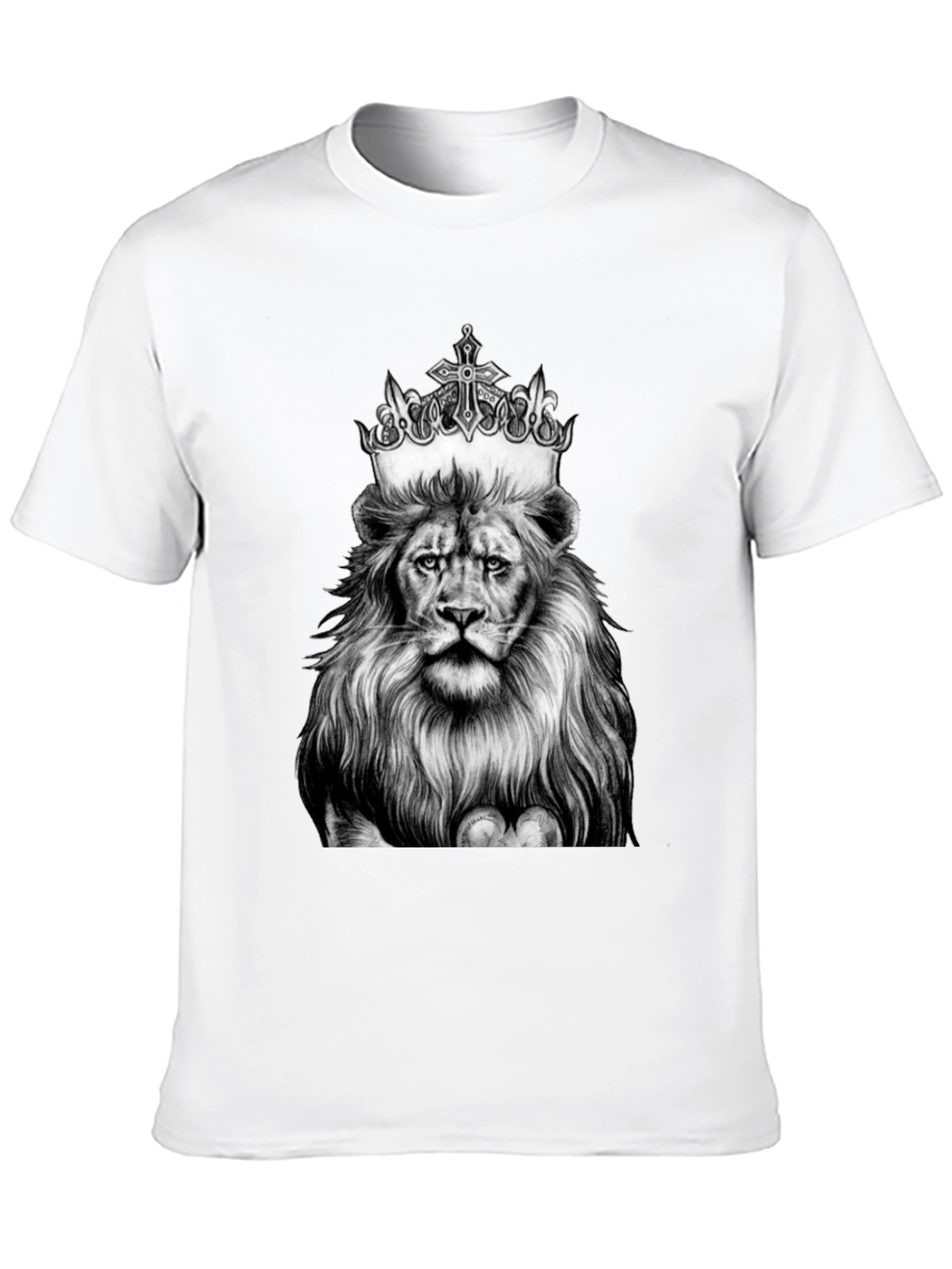 Lion King Graphic Tee - Black Cotton T-Shirt