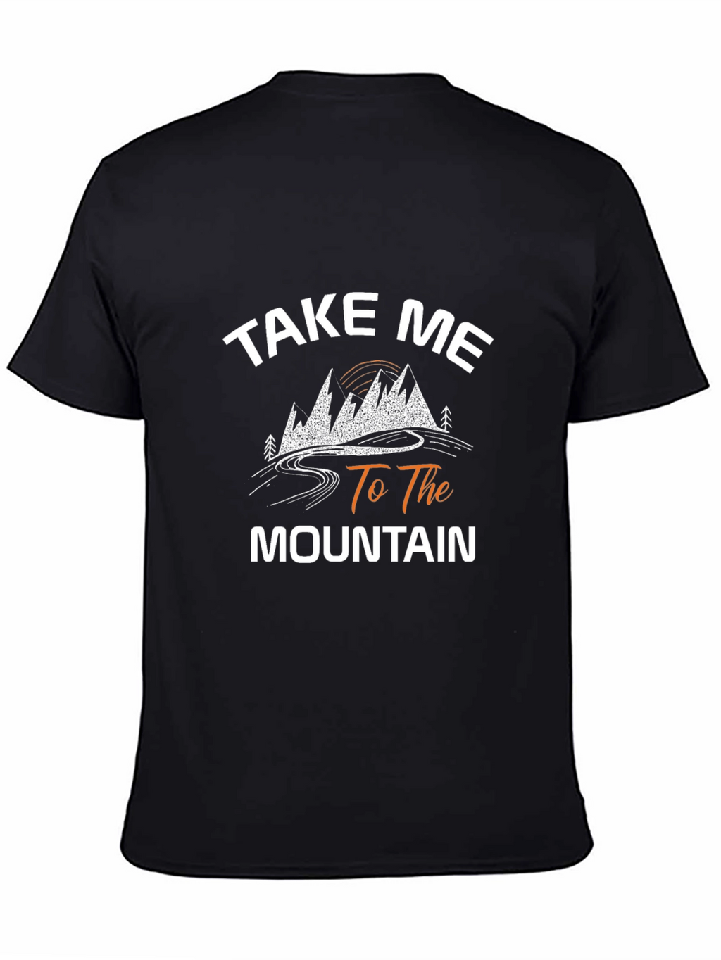 Take Me To The Mountain Black T-Shirt