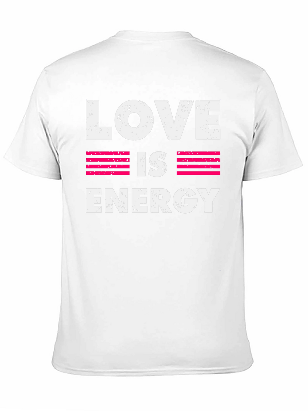 Love is Energy Graphic Print Crew Neck T-Shirt