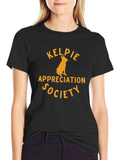Kelpie Appreciation Society Black T-Shirt