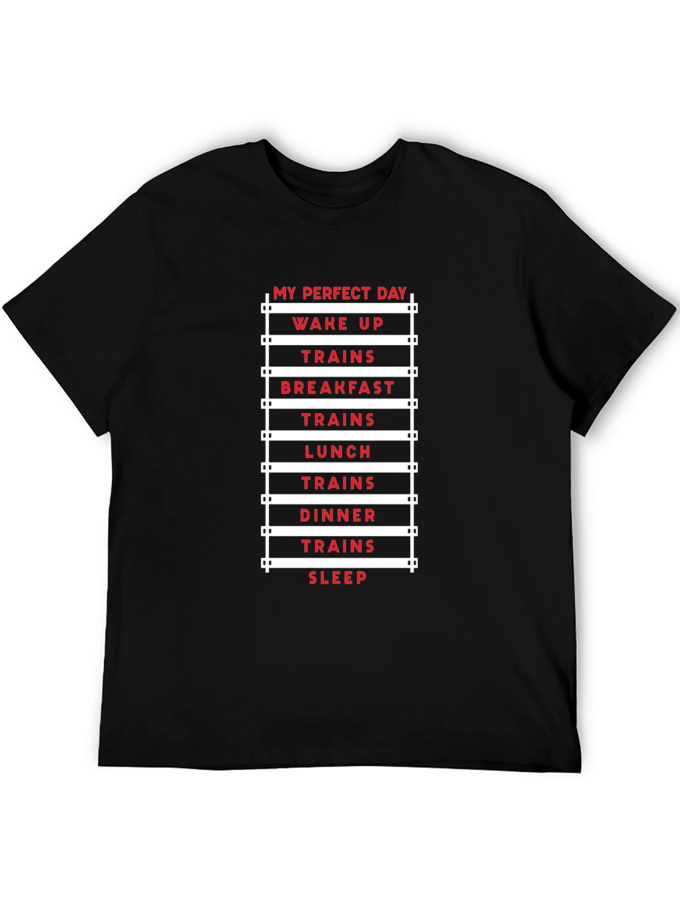 My Perfect Day Trains T-Shirt