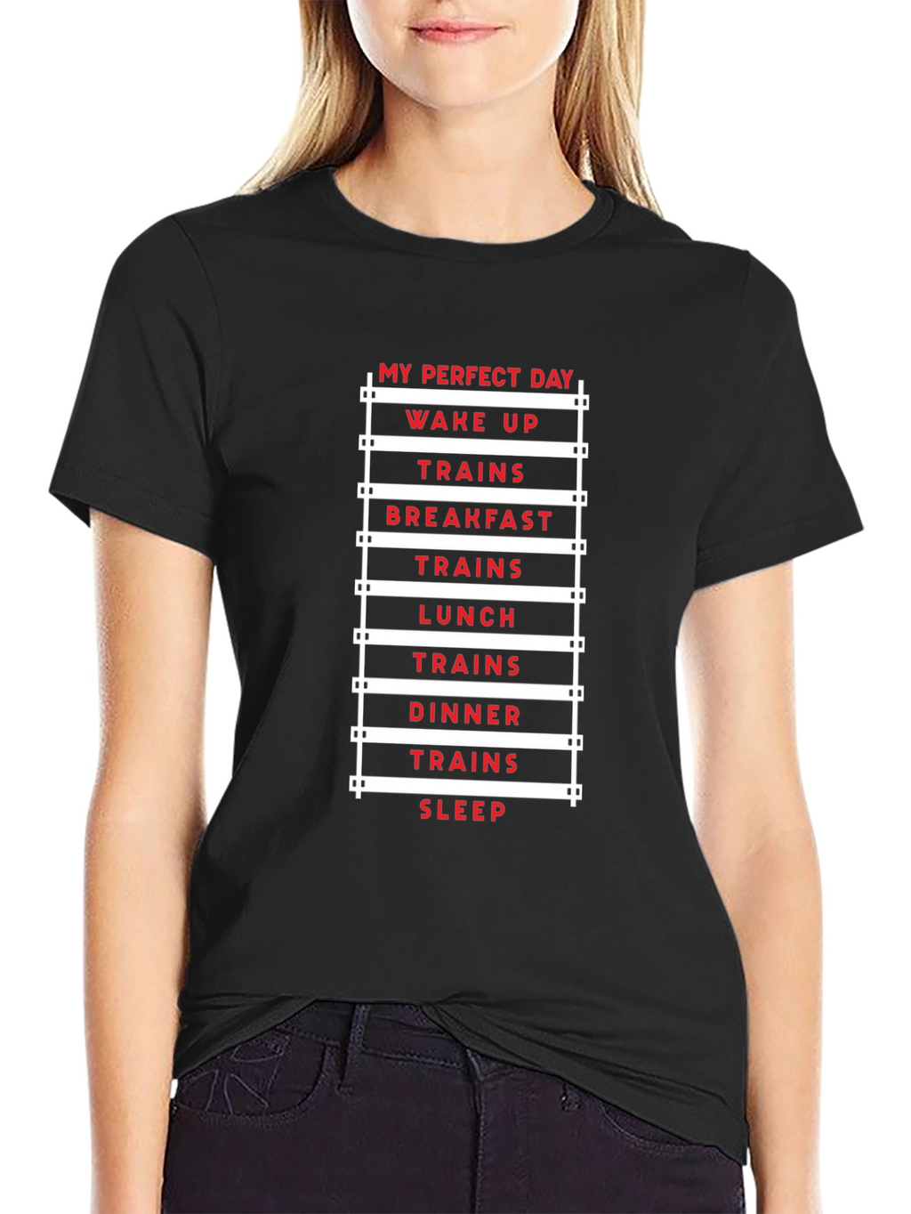 My Perfect Day Trains T-Shirt