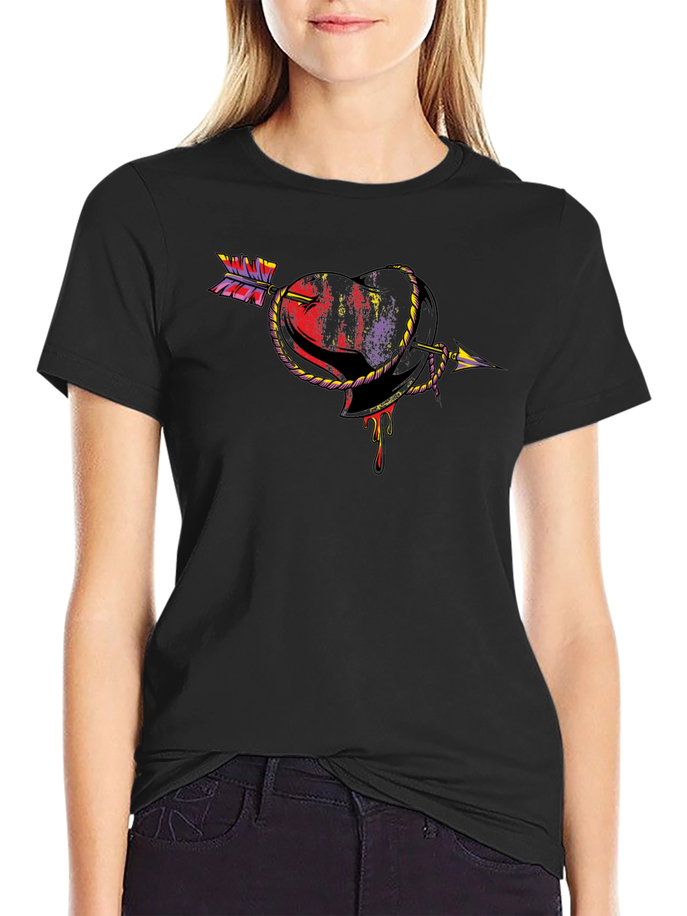 Heart Arrow Graphic Tee