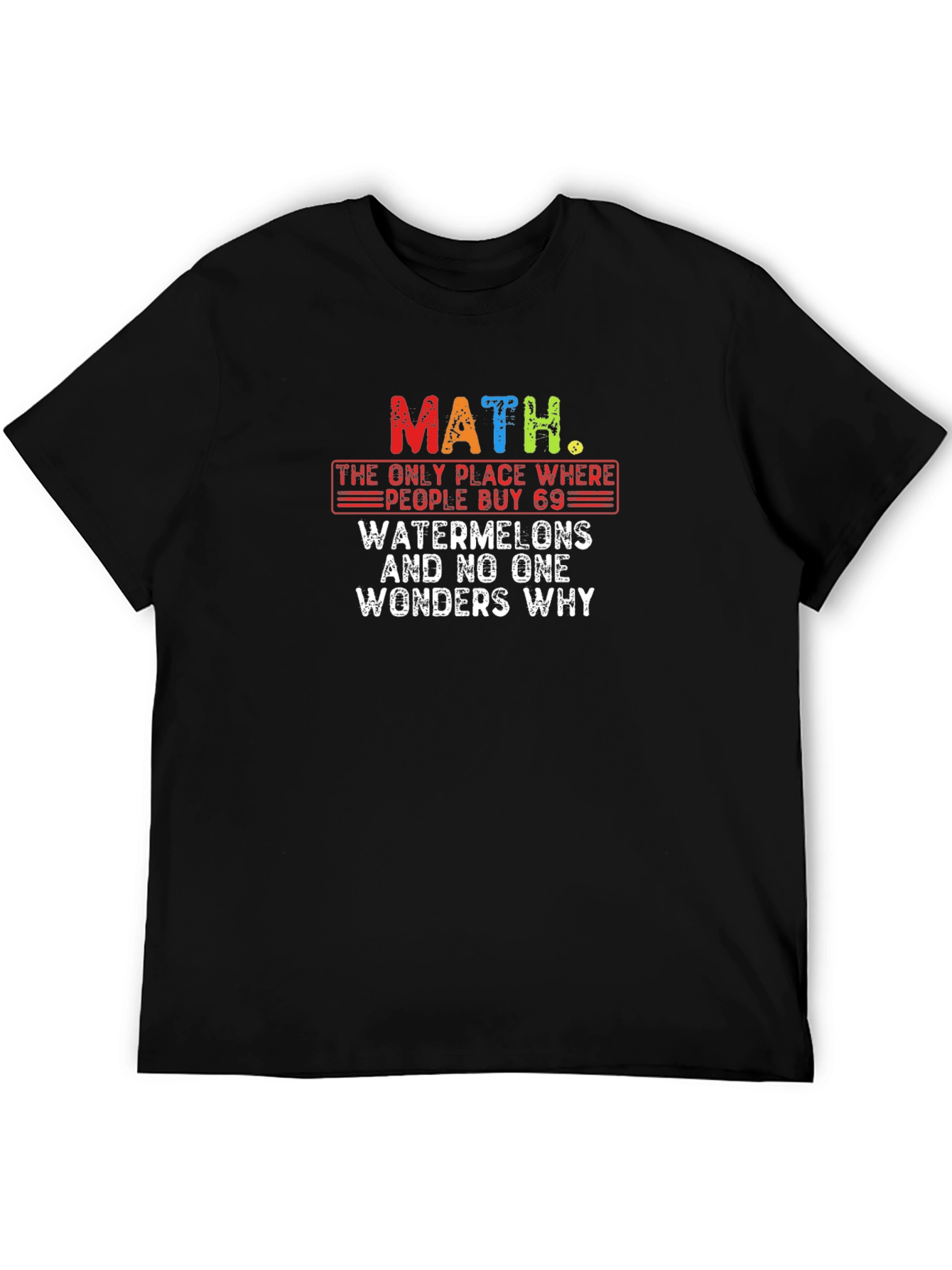 Math Watermelon Humor T-Shirt