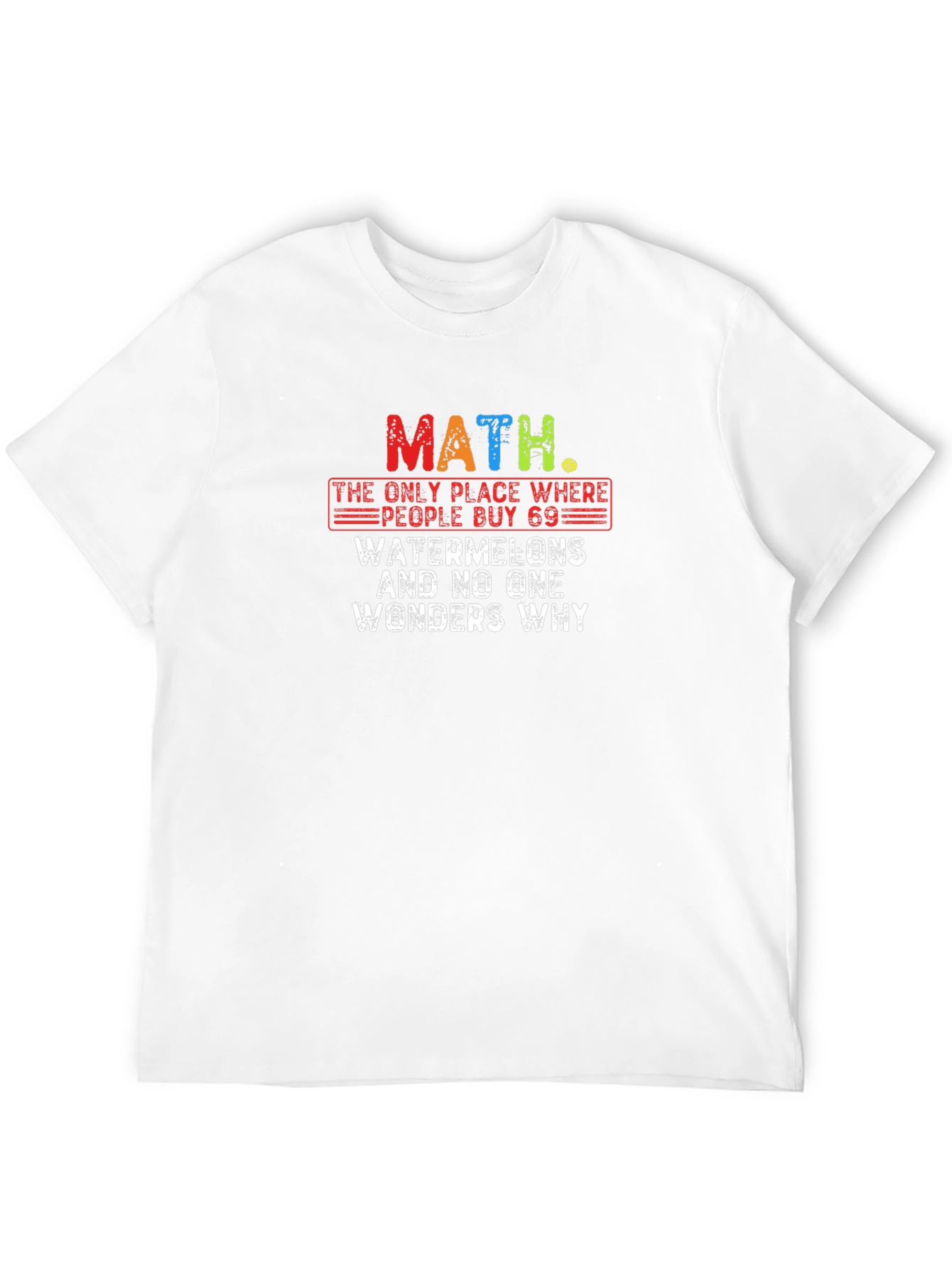 Math Watermelon Humor T-Shirt
