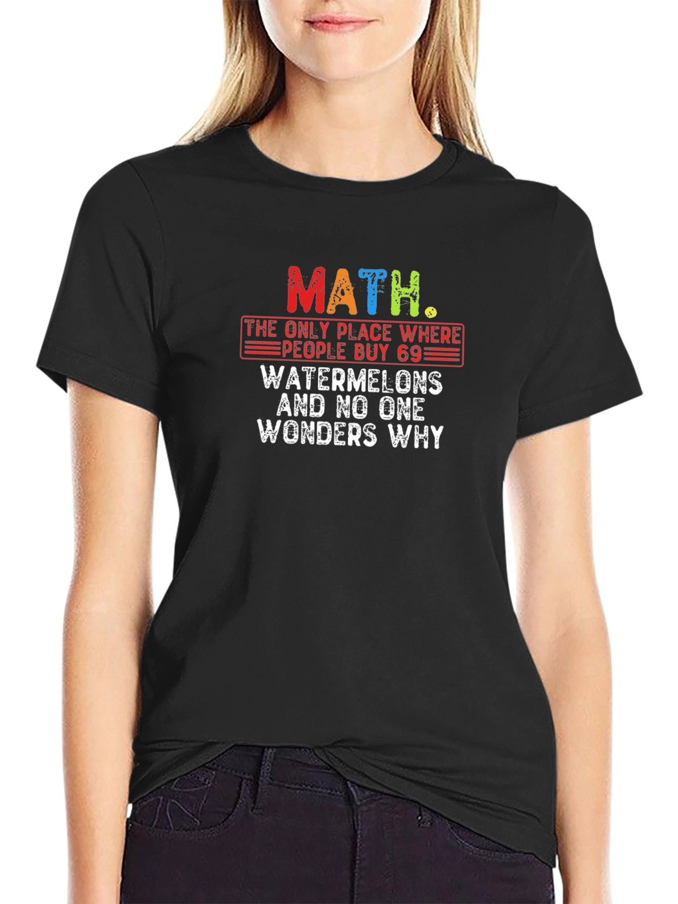 Math Watermelon Humor T-Shirt