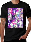 Galaxy Butterfly Graphic Tee - Stylish Comfort