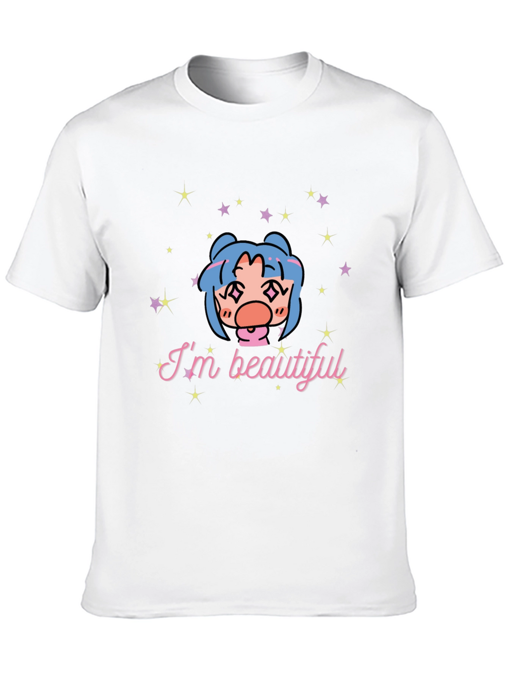 Im Beautiful Graphic T-Shirt - Black