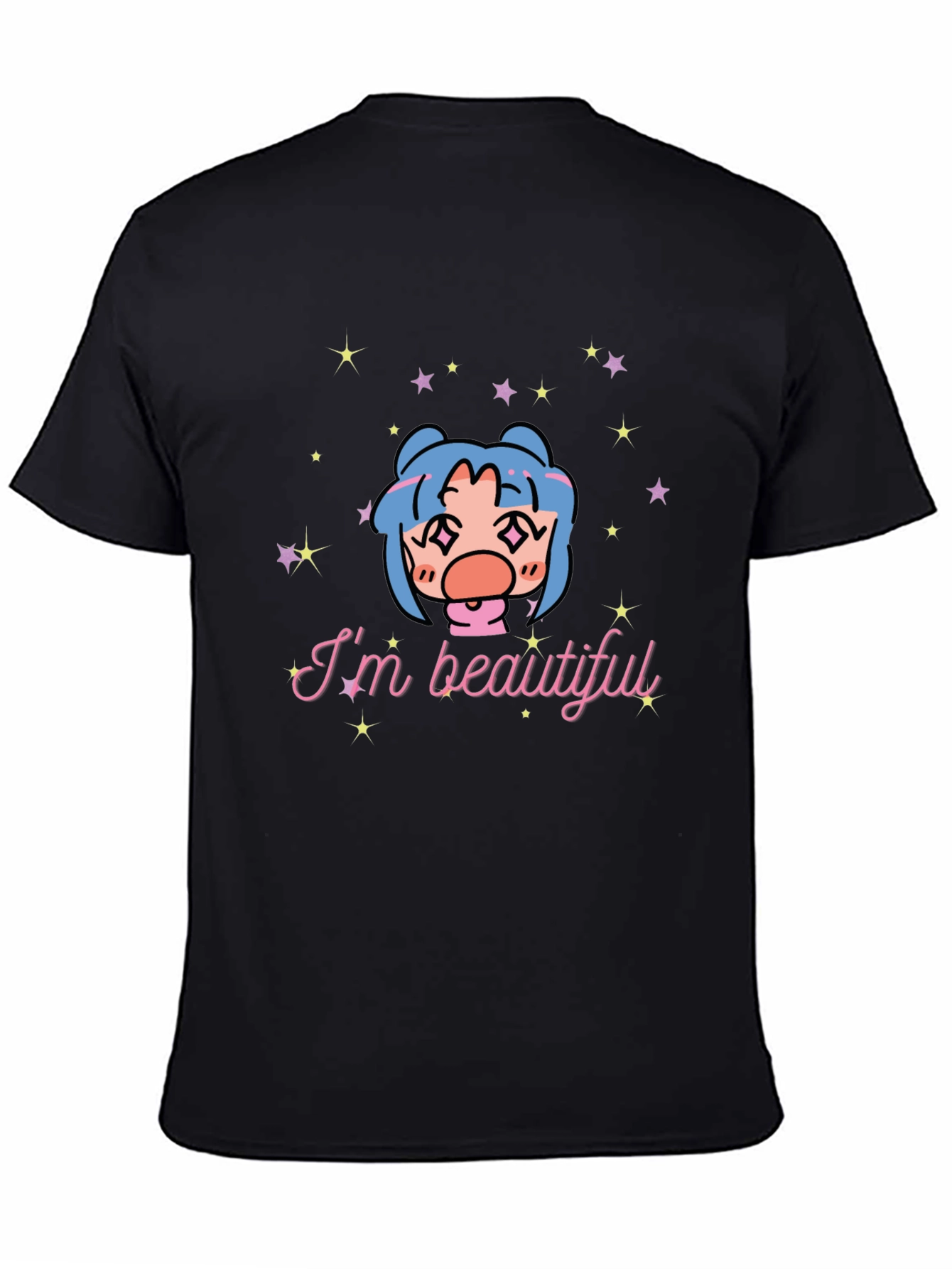Im Beautiful Graphic T-Shirt - Black