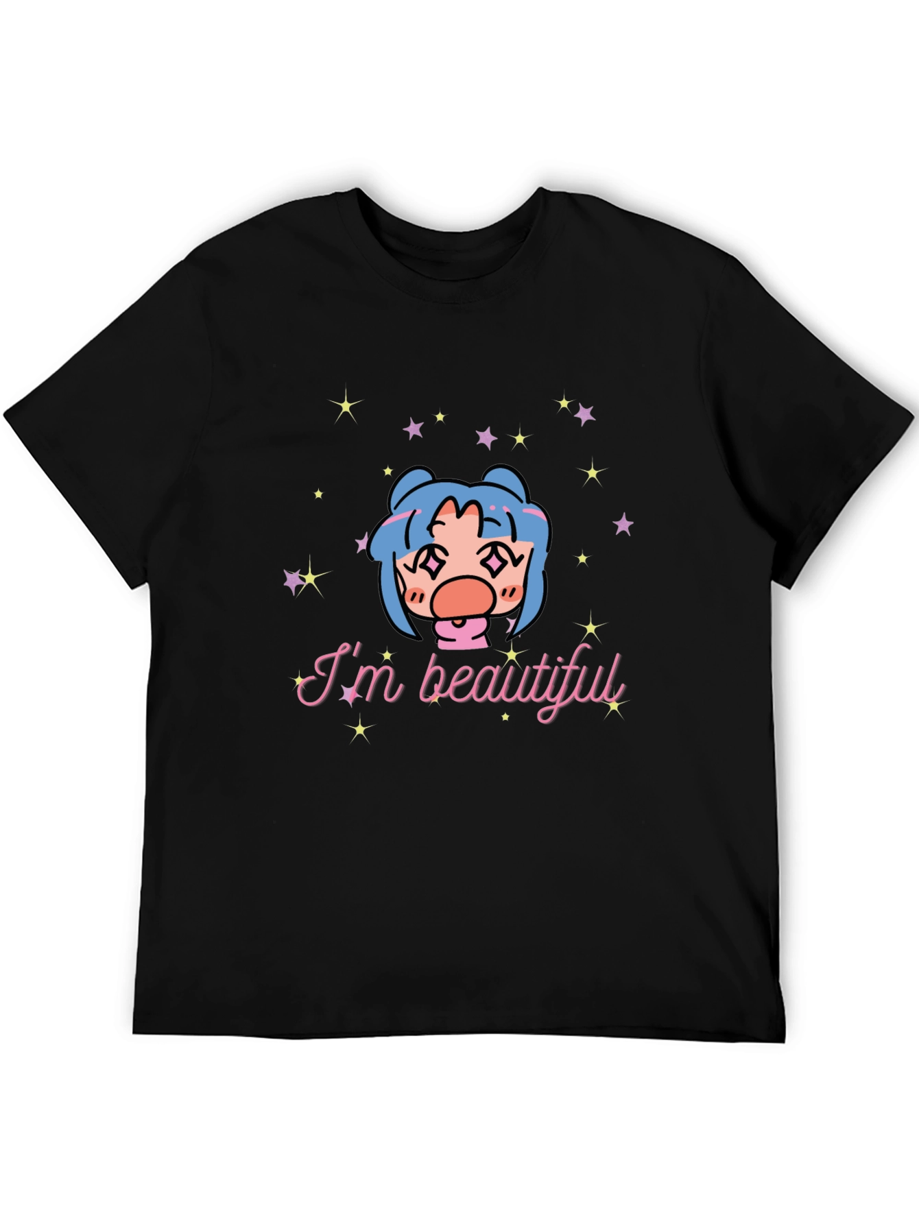 Im Beautiful Graphic T-Shirt - Black