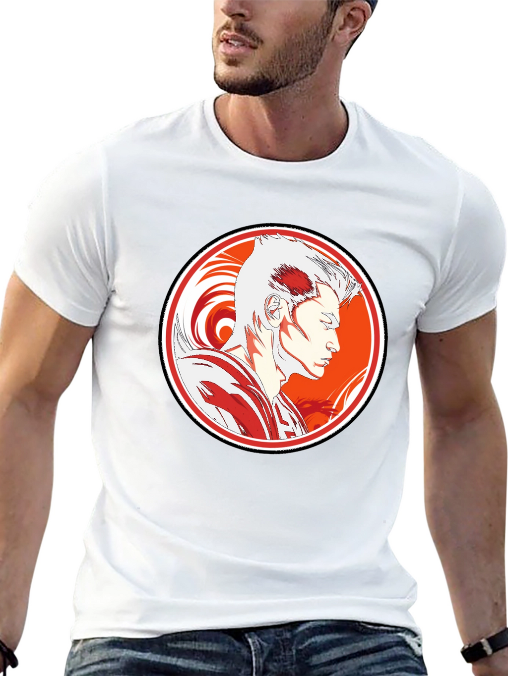 Anime Graphic Tee - Stylish Black T-Shirt