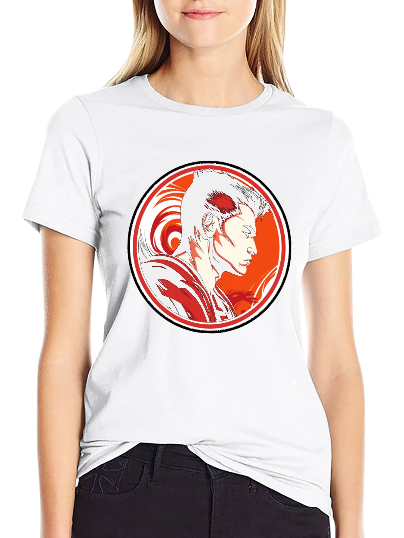 Anime Graphic Tee - Stylish Black T-Shirt