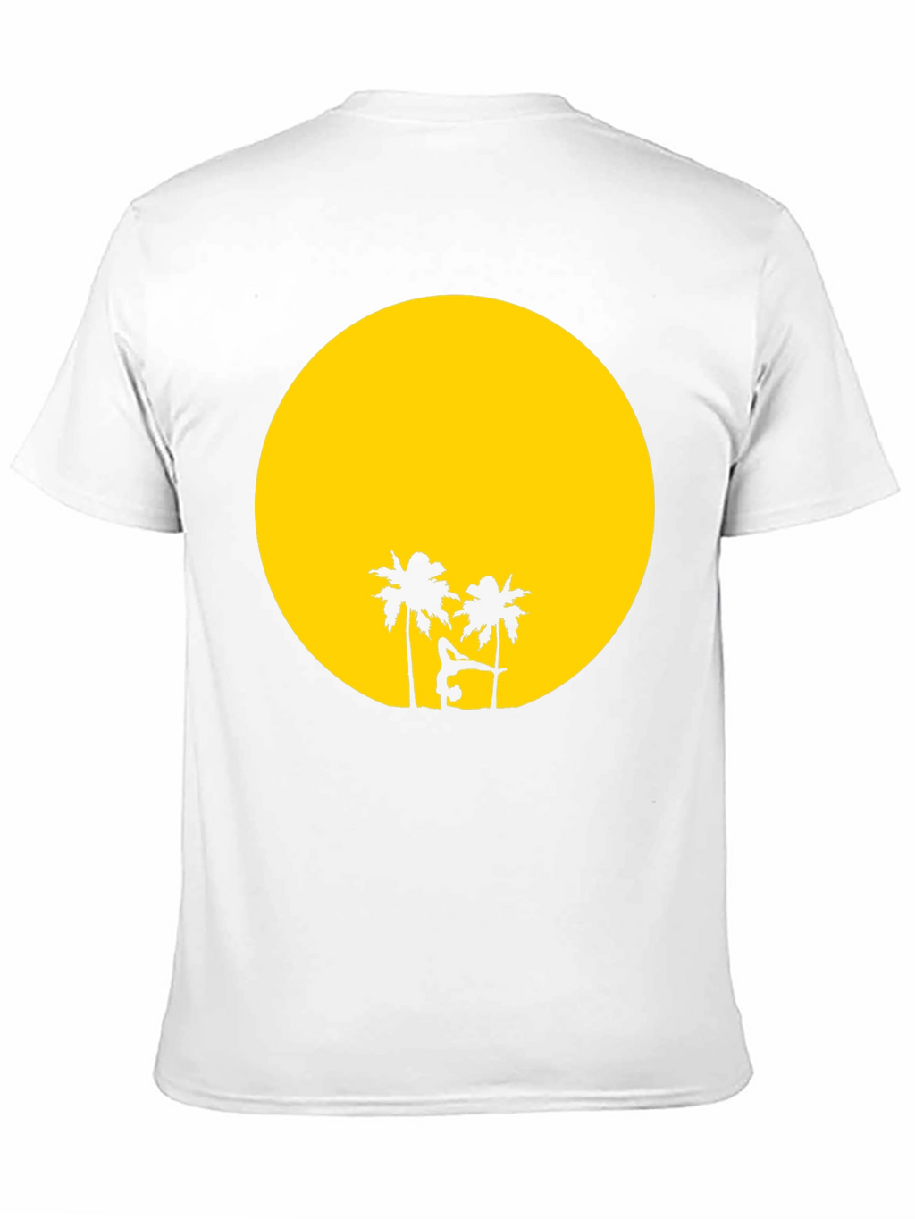 Sunset Yoga Black T-Shirt