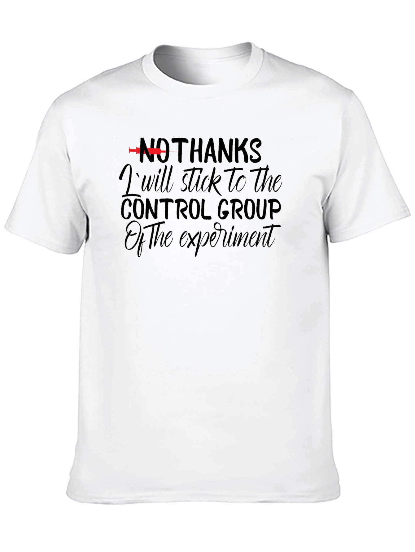 No Thanks Control Group T-Shirt