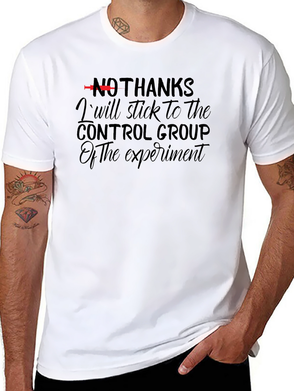 No Thanks Control Group T-Shirt