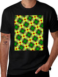 Geometric Pattern Tee - Modern Art Design