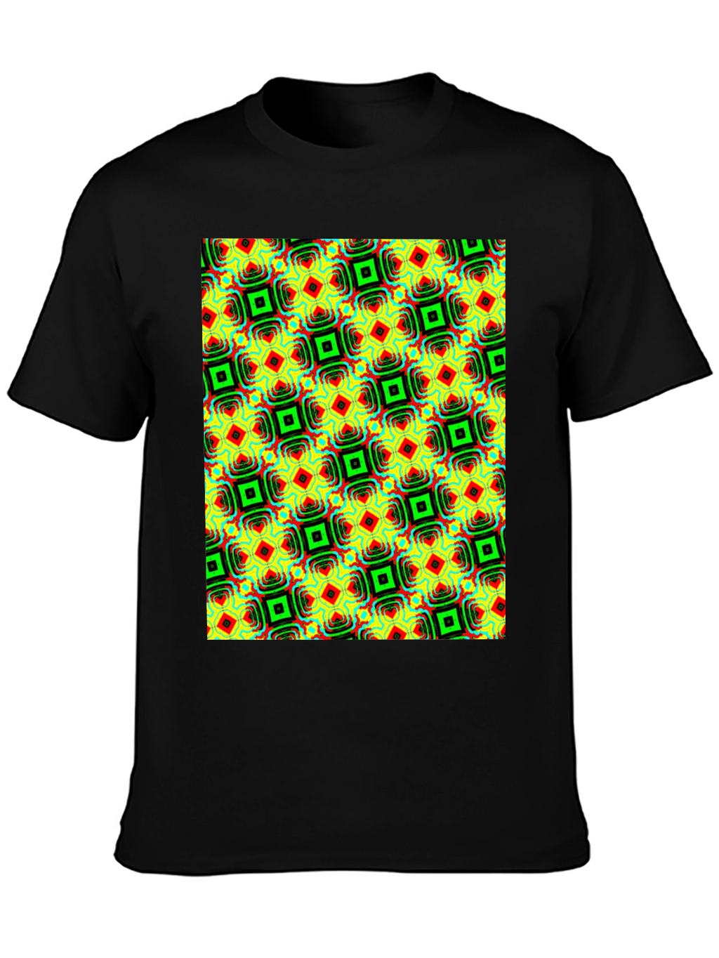 Geometric Pattern Tee - Modern Art Design
