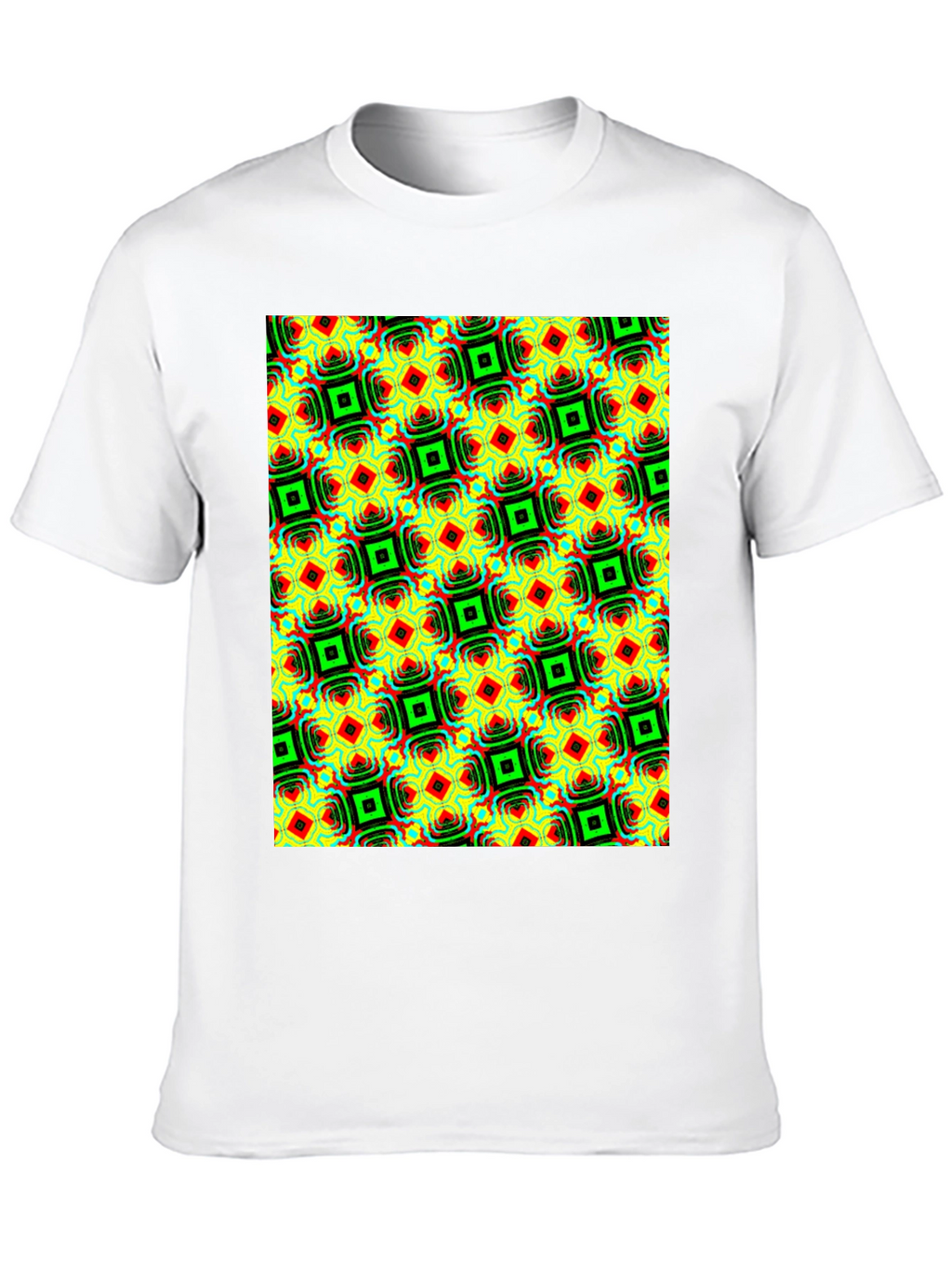 Geometric Pattern Tee - Modern Art Design