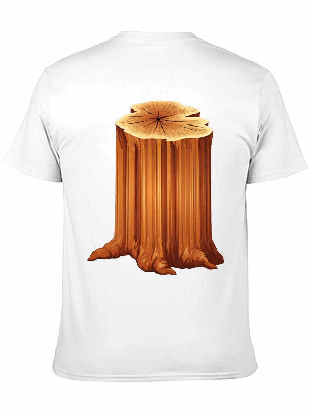 Nature Tree Stump Graphic T-Shirt