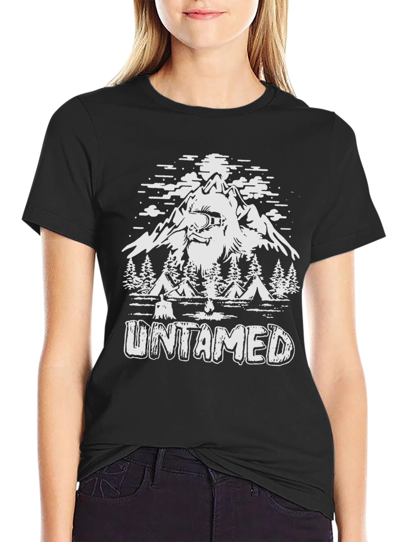Untamed Bigfoot Mountain Graphic Tee