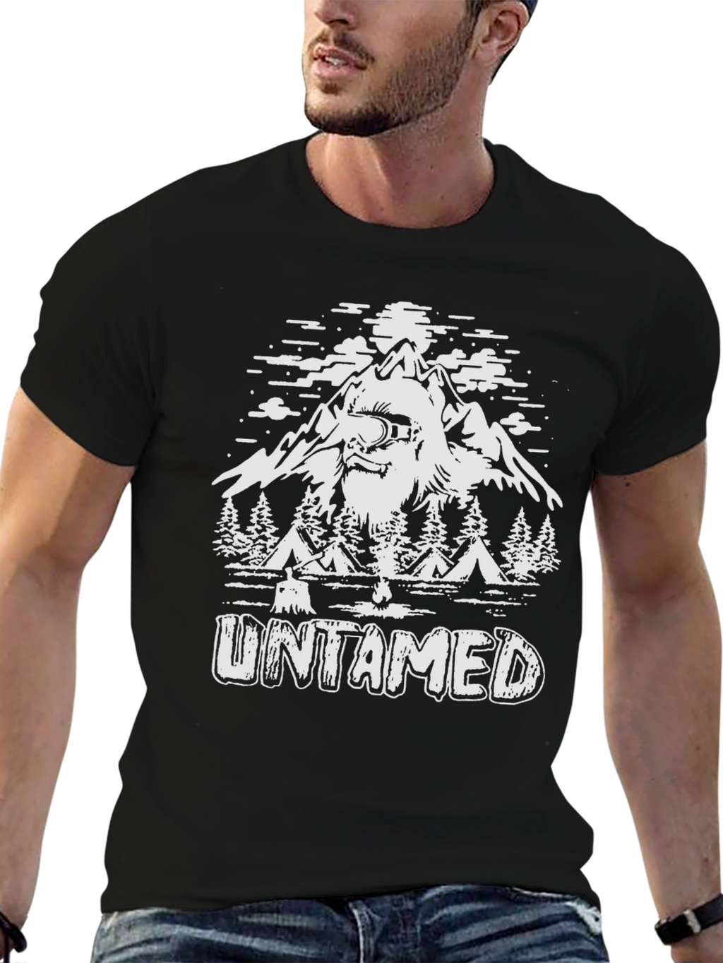 Untamed Bigfoot Mountain Graphic Tee