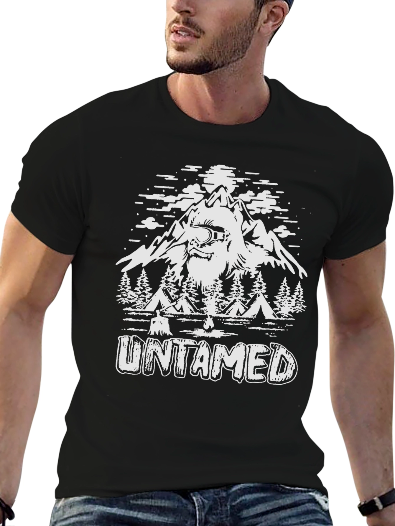 Untamed Bigfoot Mountain Graphic Tee