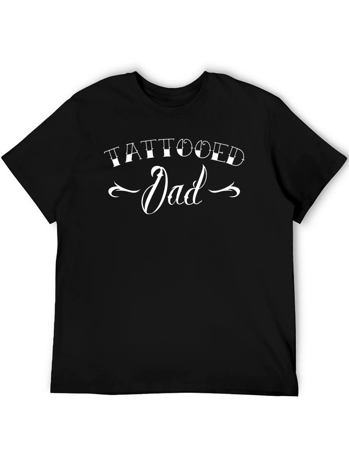 Tattooed Dad Black T-Shirt