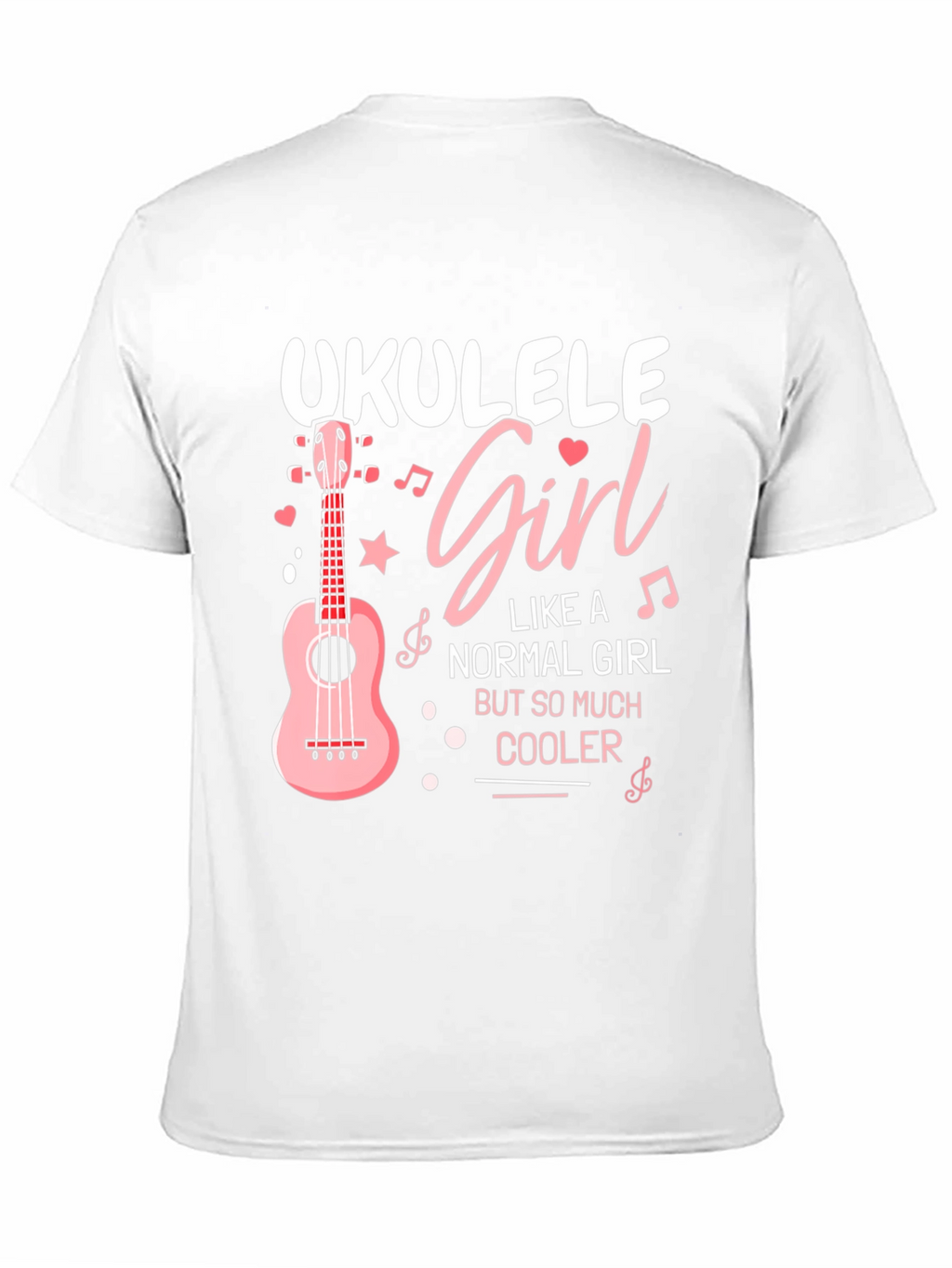 Ukulele Girl T-Shirt - Cool Music Lover Tee