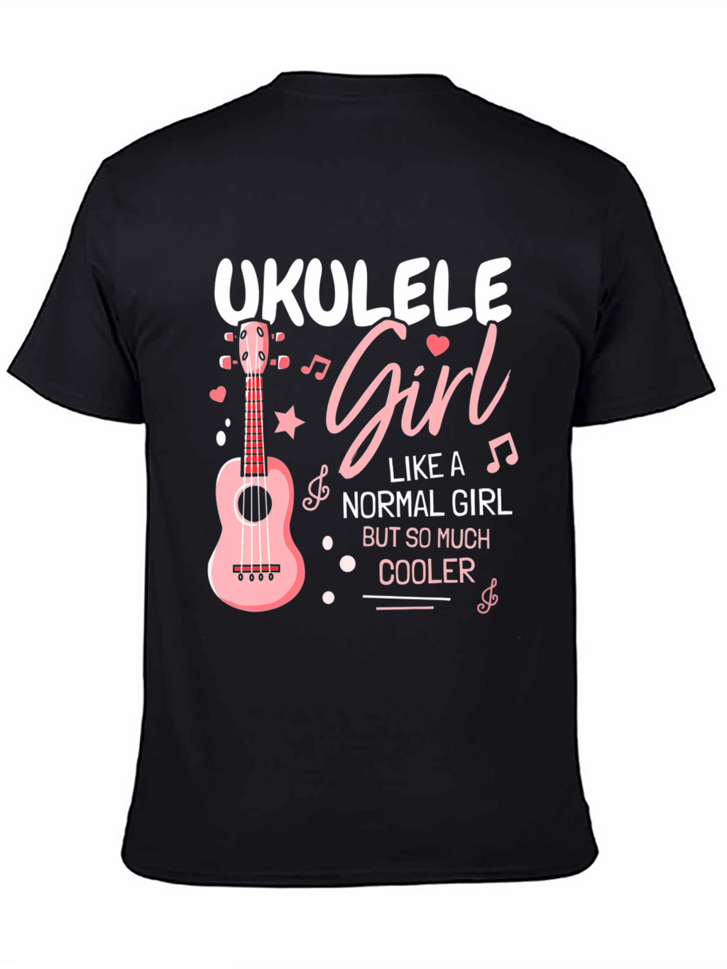 Ukulele Girl T-Shirt - Cool Music Lover Tee