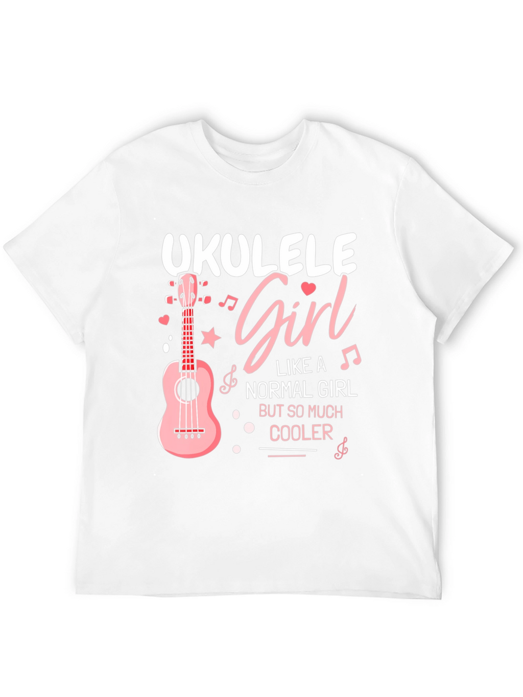 Ukulele Girl T-Shirt - Cool Music Lover Tee