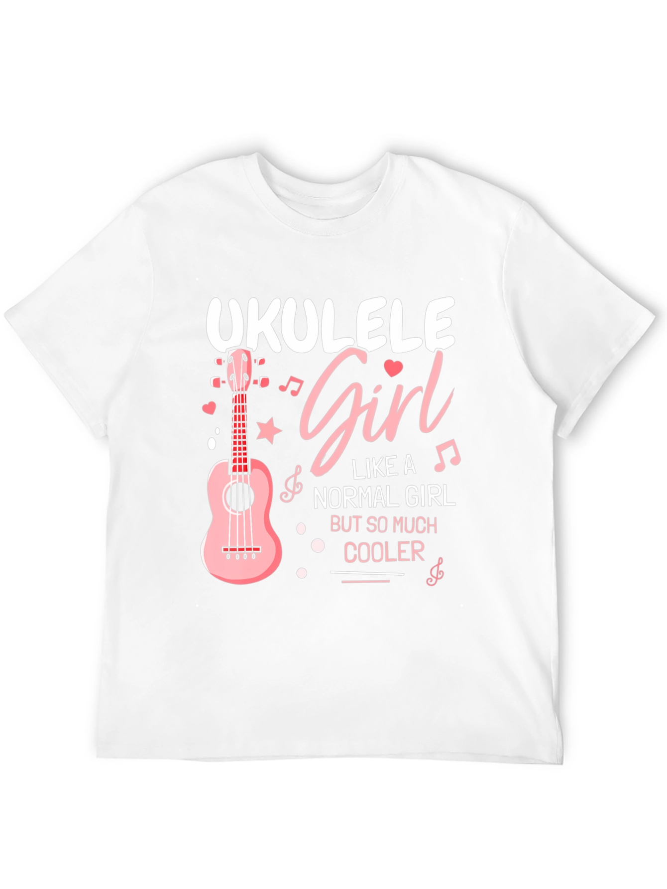Ukulele Girl T-Shirt - Cool Music Lover Tee