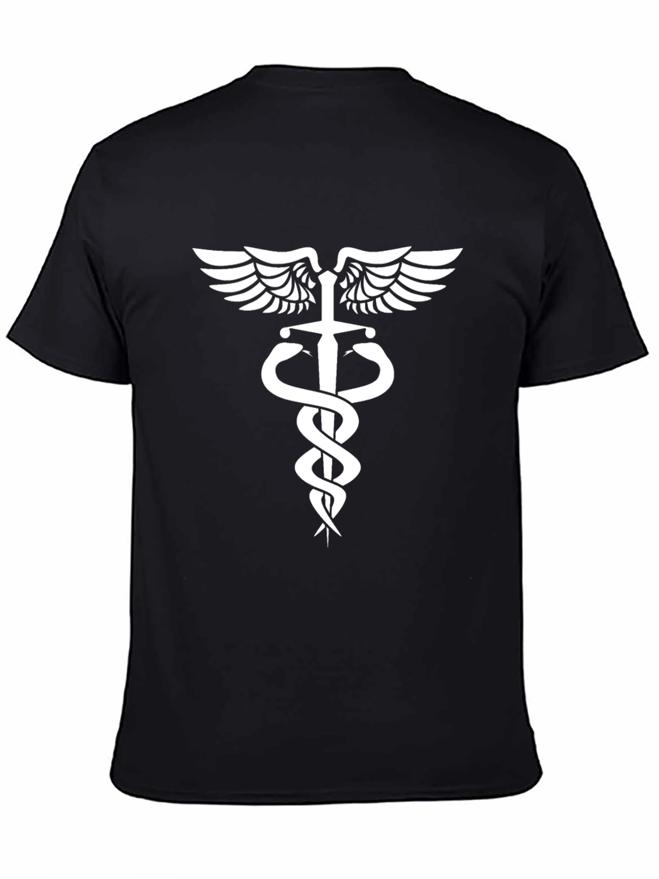 Caduceus Symbol T-Shirt - Medical Staff Tee