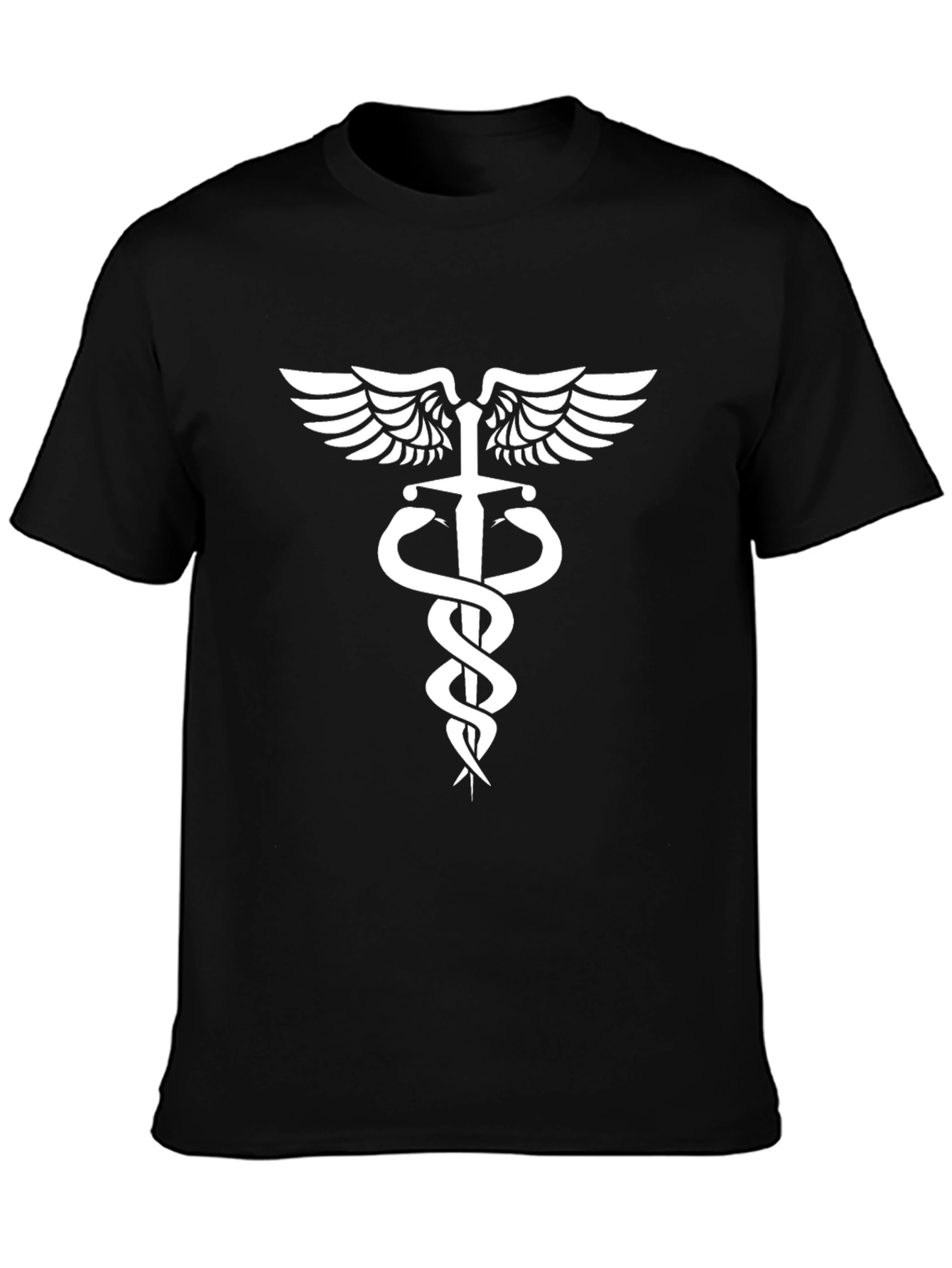 Caduceus Symbol T-Shirt - Medical Staff Tee