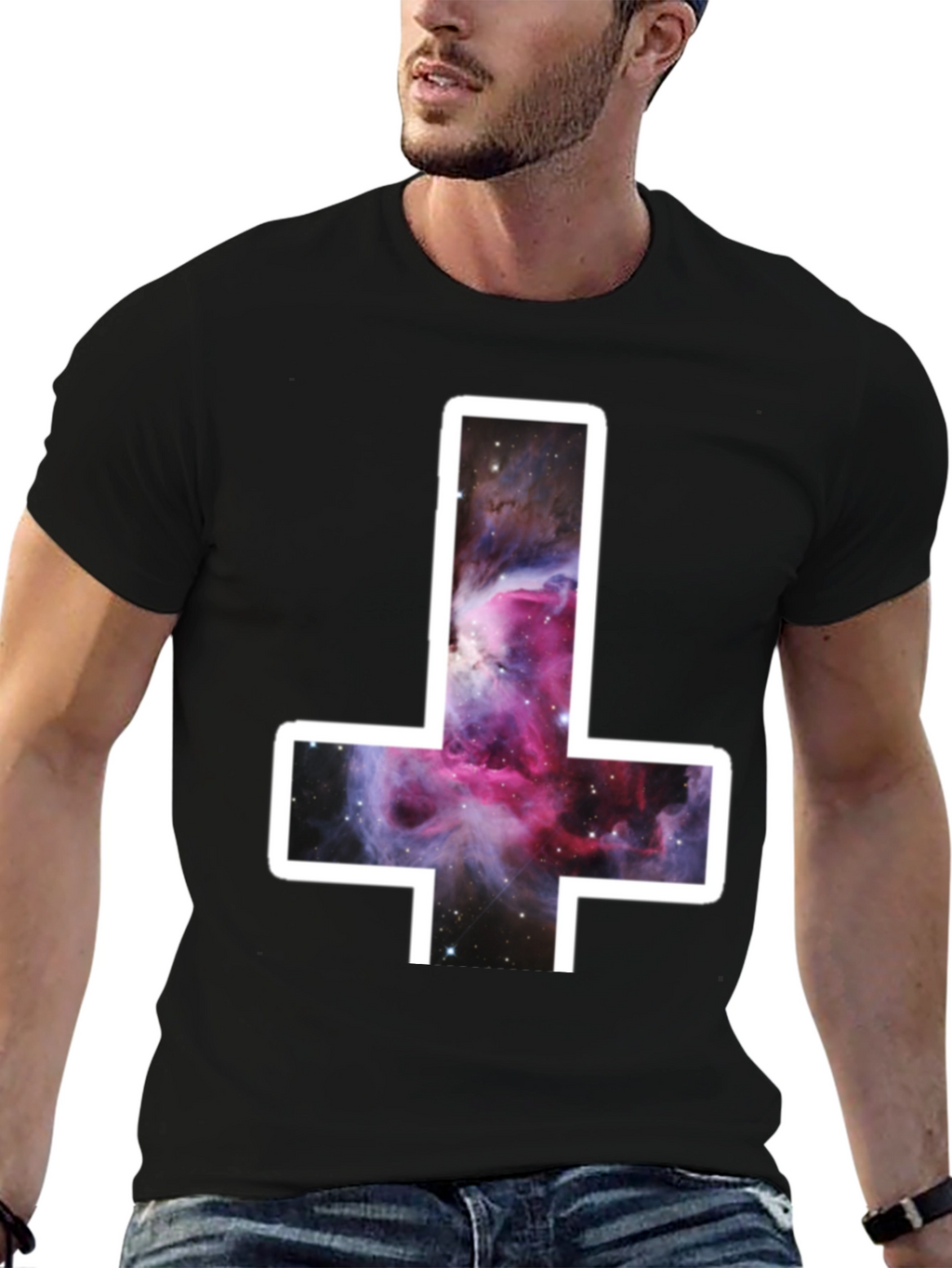 Inverted Cross Nebula Graphic T-Shirt