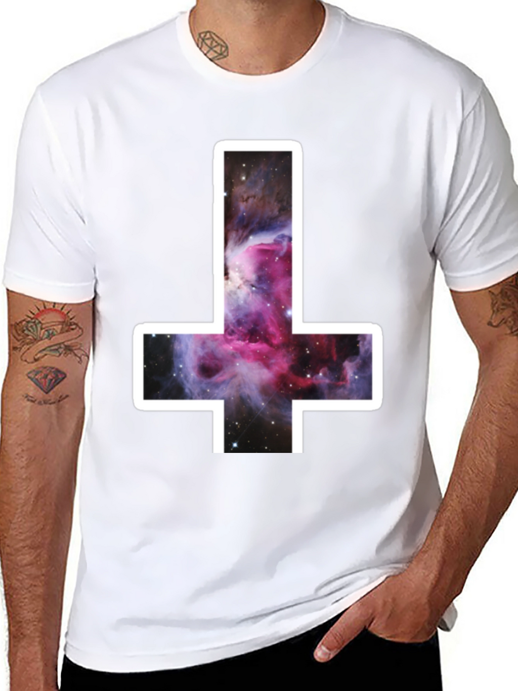 Inverted Cross Nebula Graphic T-Shirt