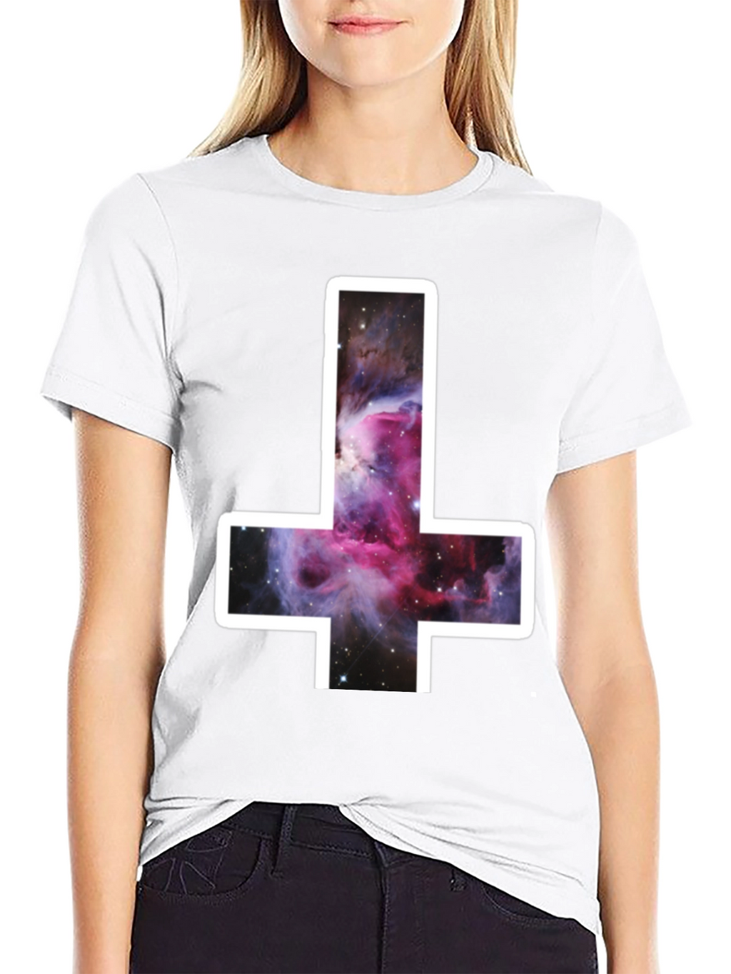 Inverted Cross Nebula Graphic T-Shirt