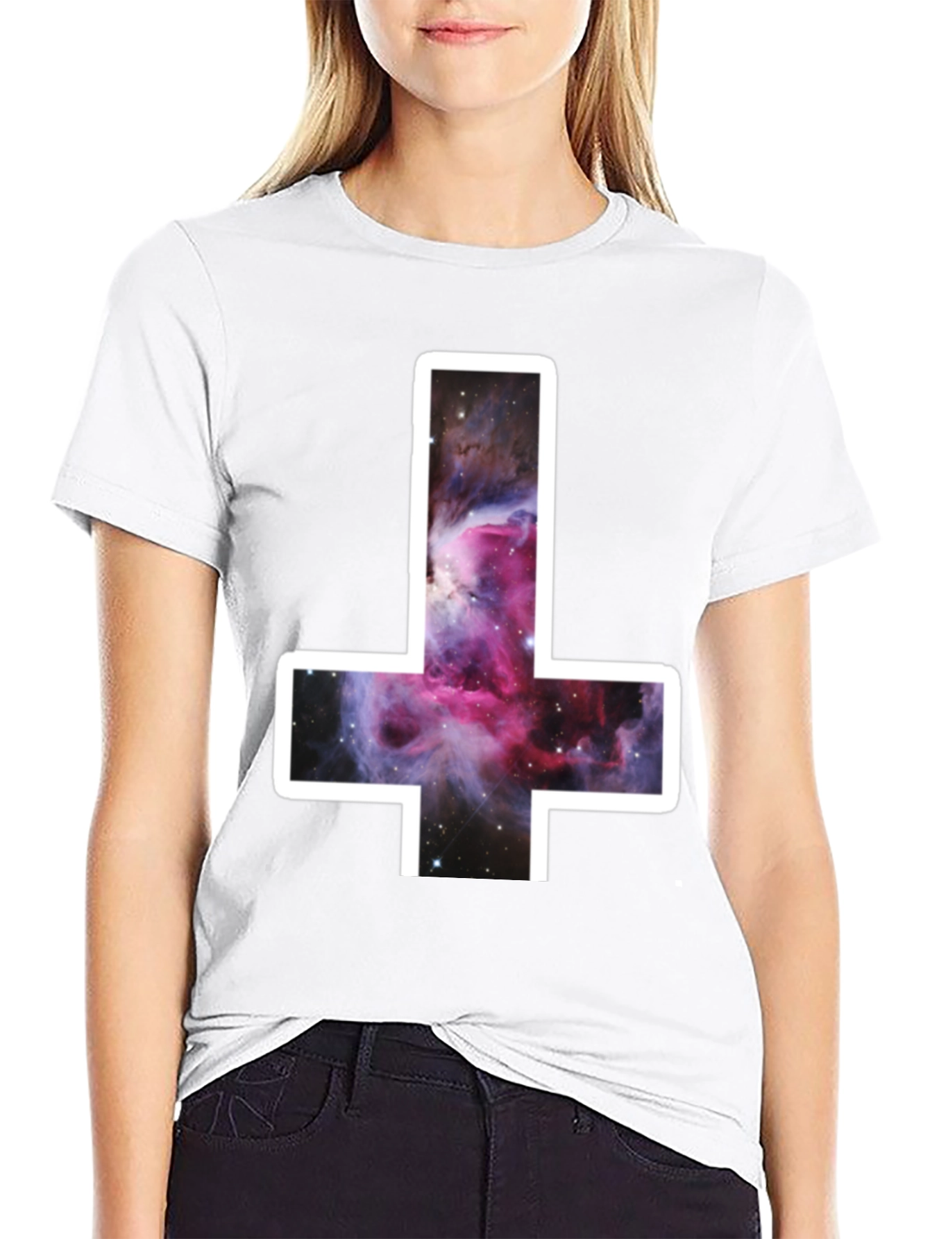 Inverted Cross Nebula Graphic T-Shirt