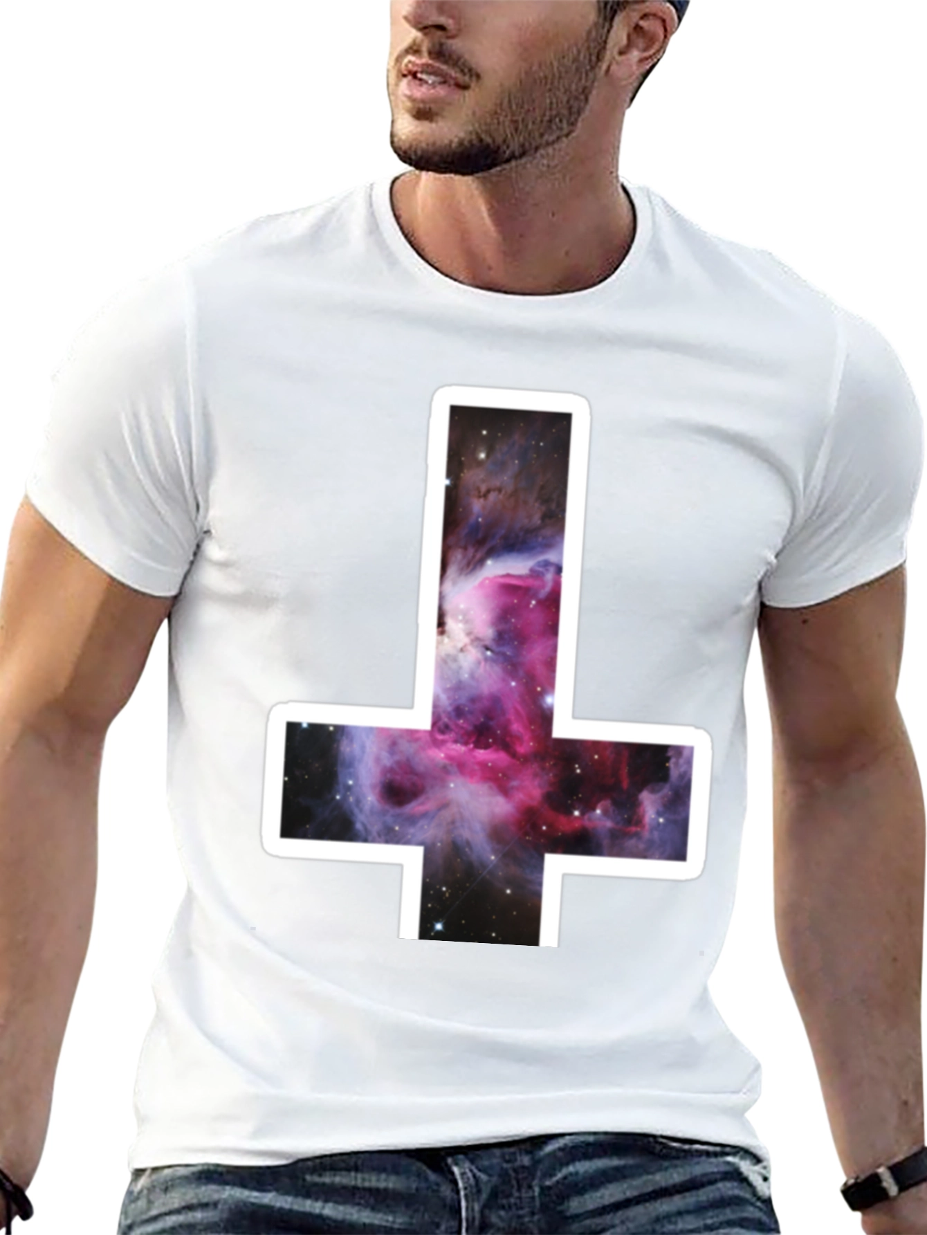 Inverted Cross Nebula Graphic T-Shirt