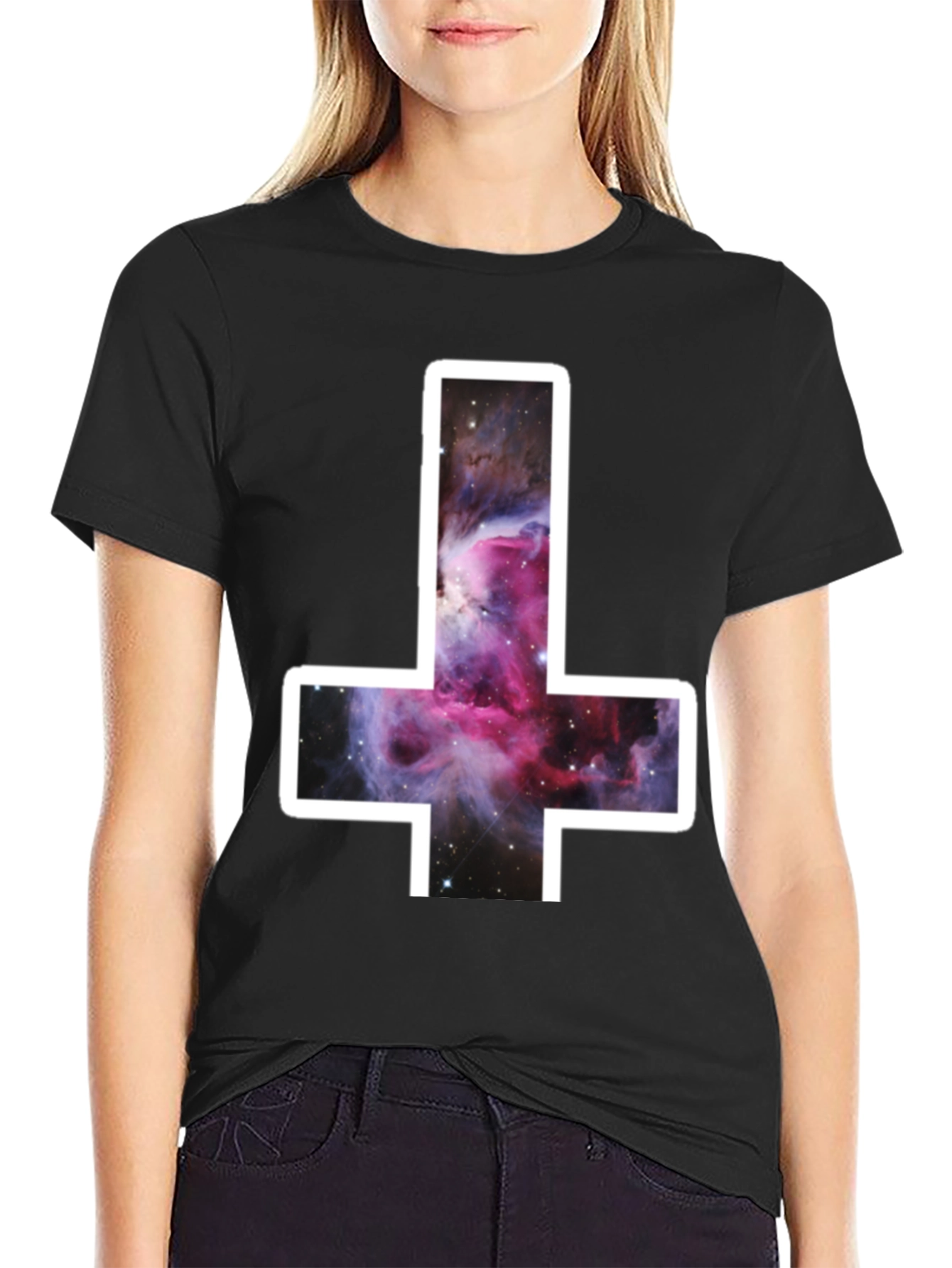 Inverted Cross Nebula Graphic T-Shirt
