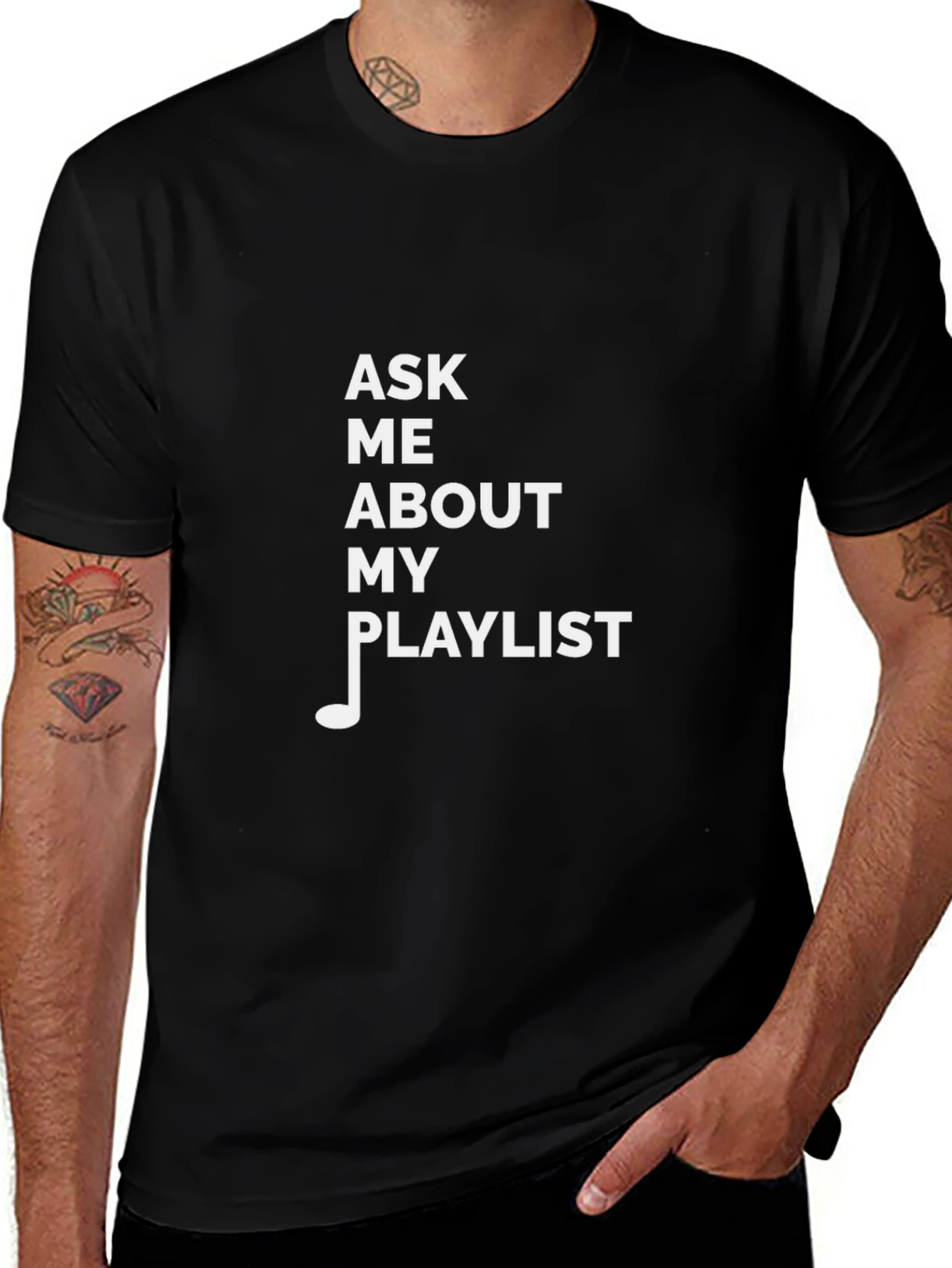 Ask Me About My Playlist Graphic Tee