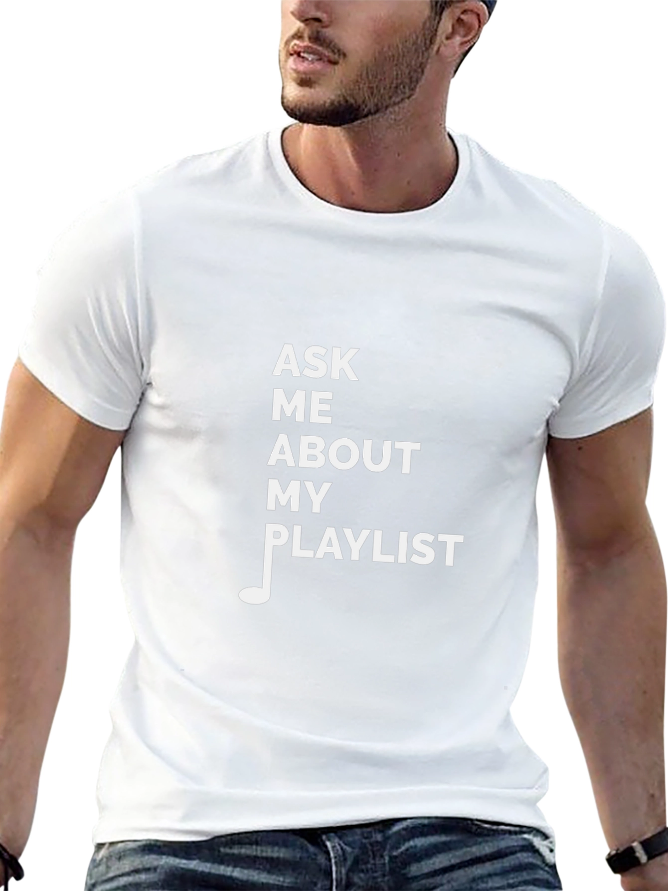 Ask Me About My Playlist Graphic Tee