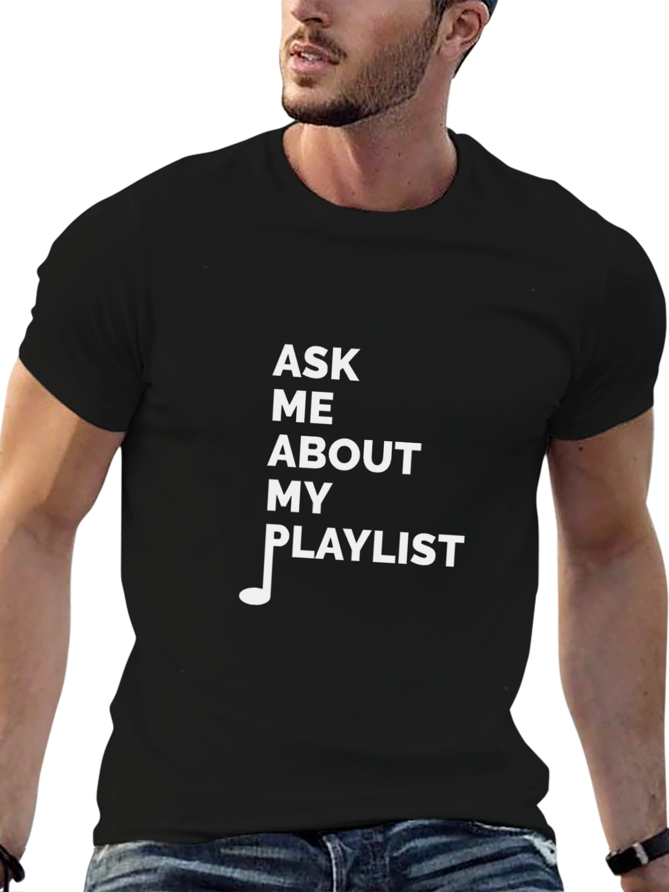 Ask Me About My Playlist Graphic Tee