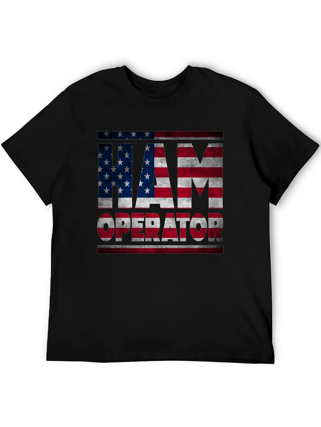 I Am Operator American Flag Graphic T-Shirt